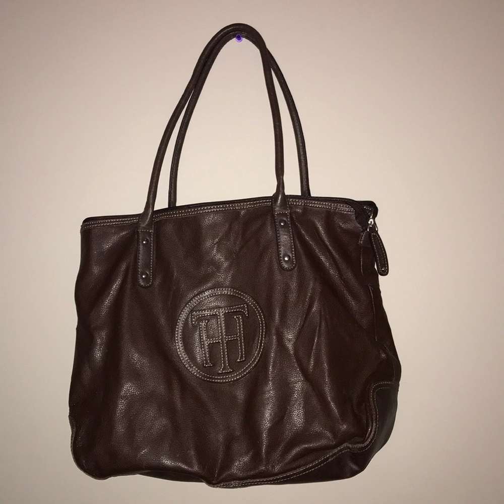 Tommy Hilfiger Leather Tote Bag